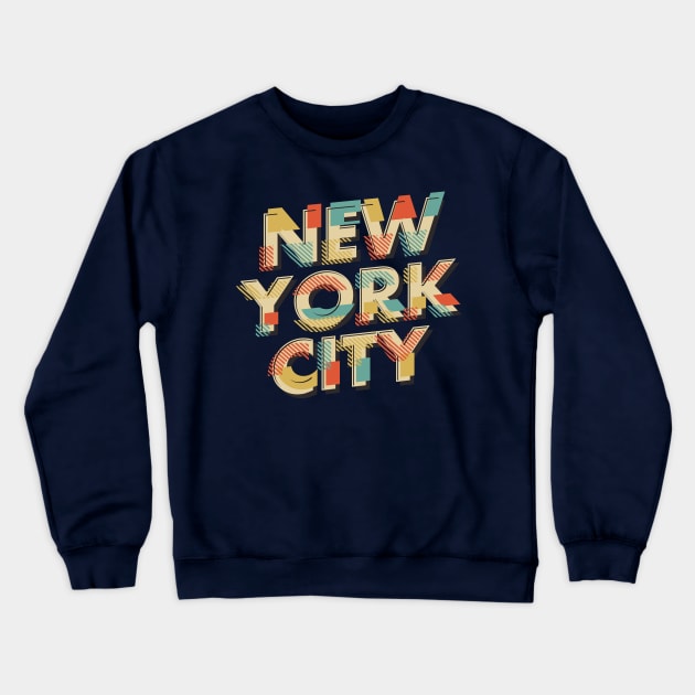 New York City Crewneck Sweatshirt by Vilmos Varga